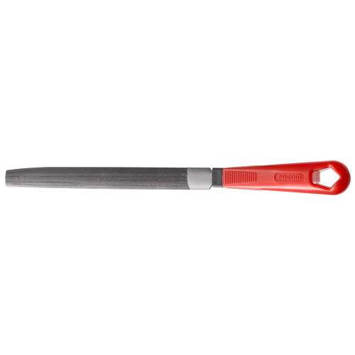Facom FACOM DRD.MD200EMA Series DRD.Mdema Half Round Second Cut Files with Handle, 200 mm Length
