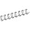 Fellowes Fellowes 6mm Wire Binding Combs, 100 Pack - Black 1