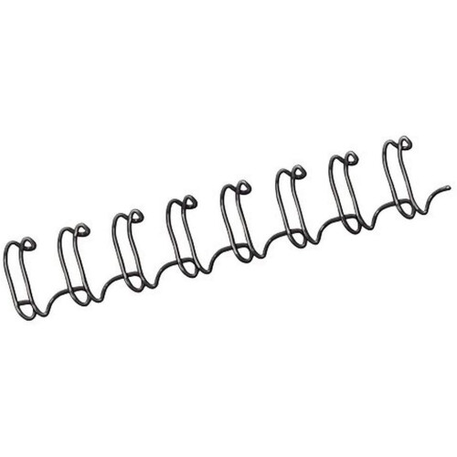 Fellowes Fellowes 6mm Wire Binding Combs, 100 Pack - Black