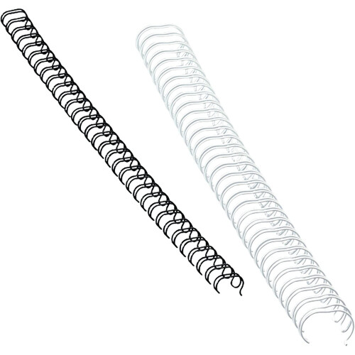 Fellowes Fellowes 6mm Wire Binding Combs, 100 Pack - Black 1
