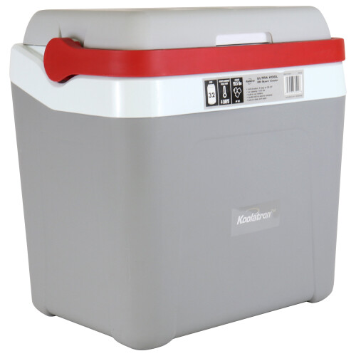 Koolatron Koolatron Ultra Kool Ice Chest Cooler with Carry Handle - Grey 1