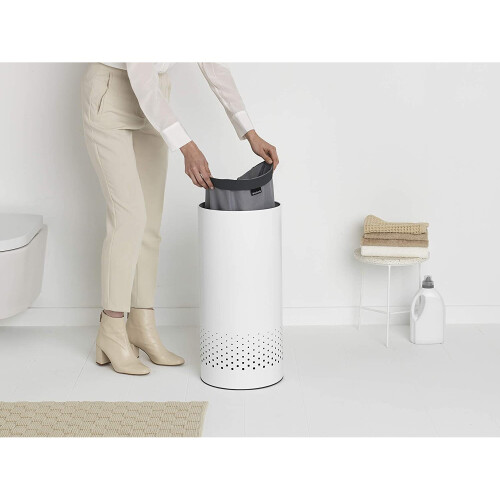 Brabantia Brabantia Laundry Bin, White, 35L 2