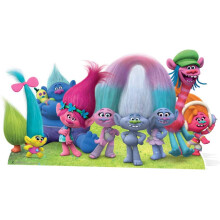 STARL CUT OUTS Trolls True Colours Group Cut Out, Multi-Colour