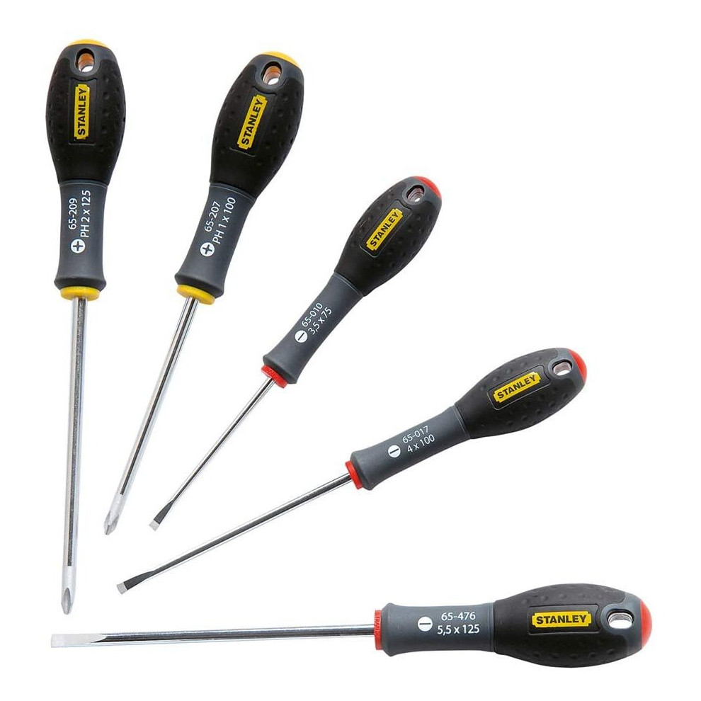 STANLEY FATMAX 5 Piece Screwdriver Set, Parallel/Phillips
