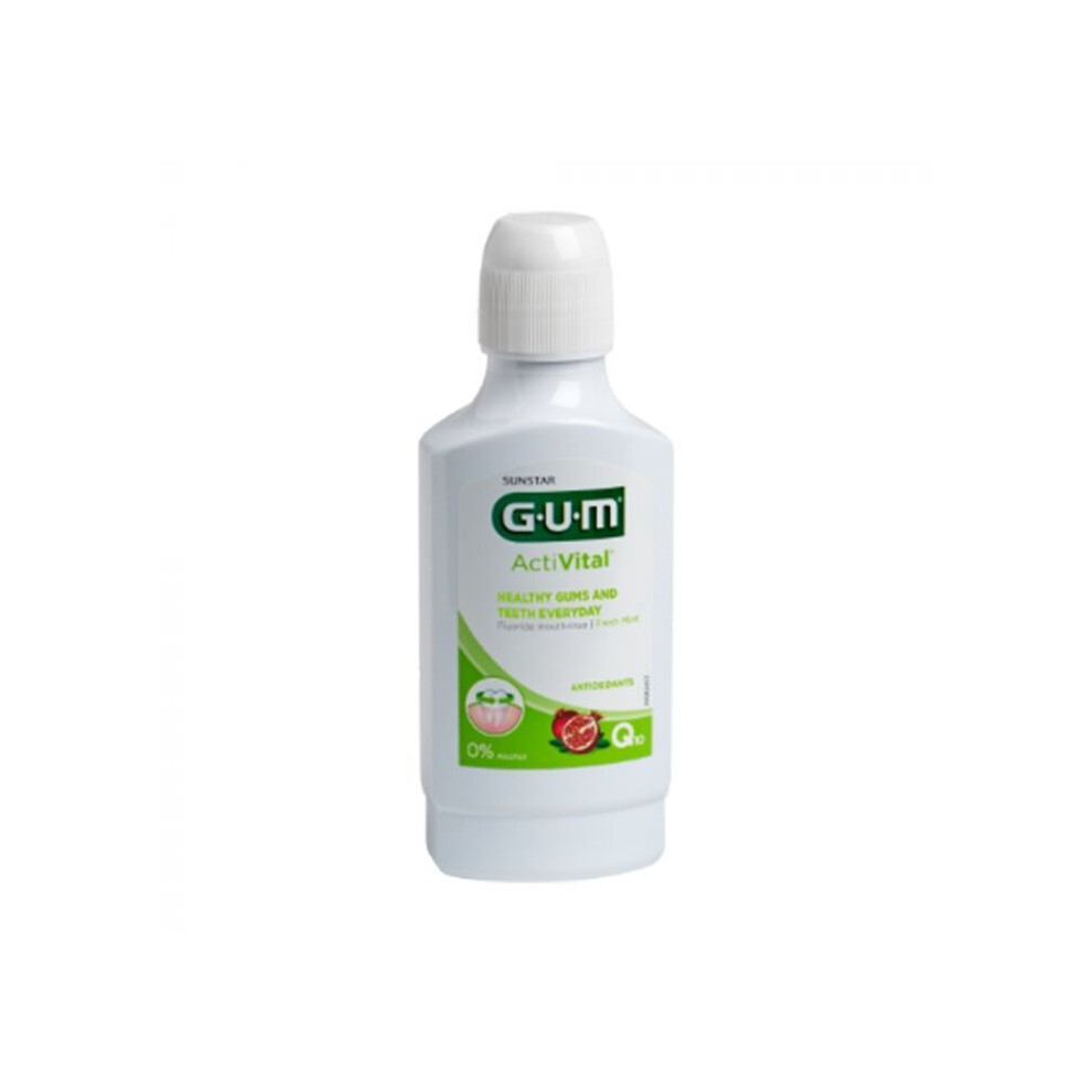 Sunstar Butler Gum Activital Q10 Mouthrinse Antioxidant Action 300Ml