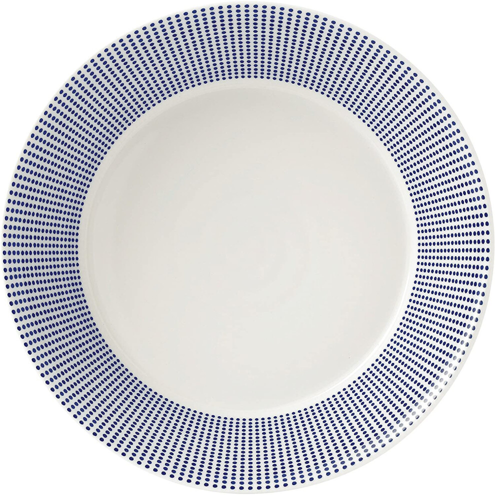 Royal Doulton Pacific 40009460 23cm Pasta Bowl Blue Dots Porcelain, 22cm-image-OPC-P8WNB6T-NEW