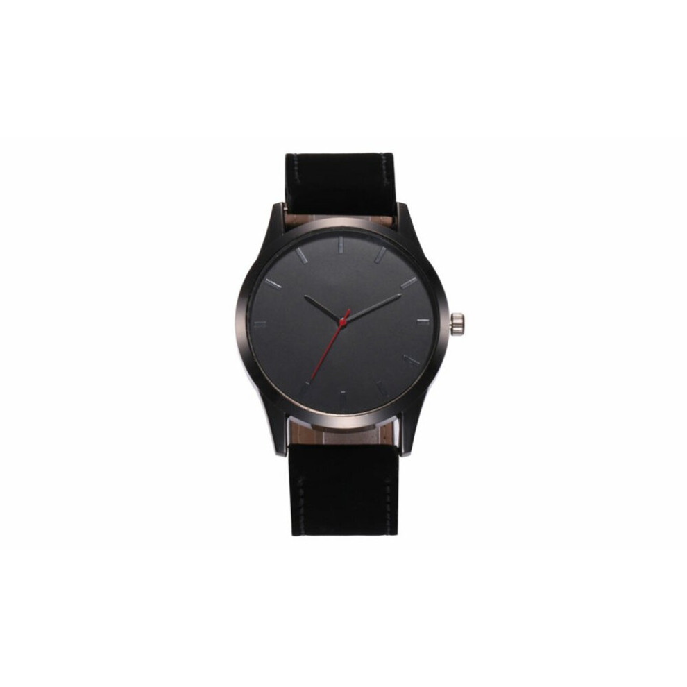 (Black) Smart Minimalistic Men's Quartz Watch