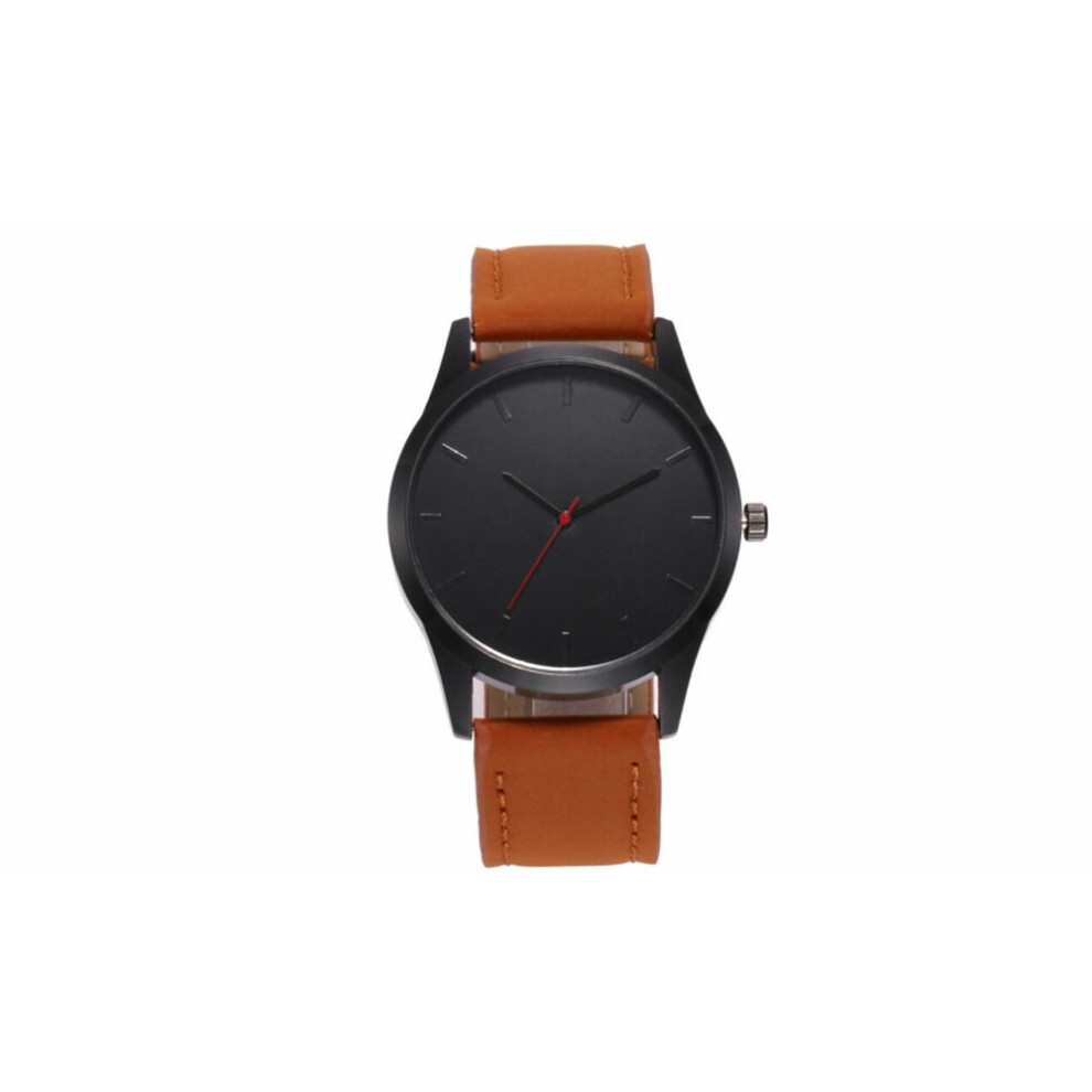 (Brown) Smart Minimalistic Men's Quartz Watch