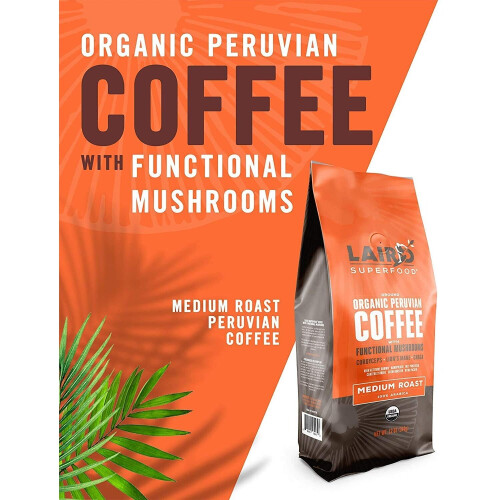 Laird Superfood Medium Roast Ground Mushroom Coffee 2