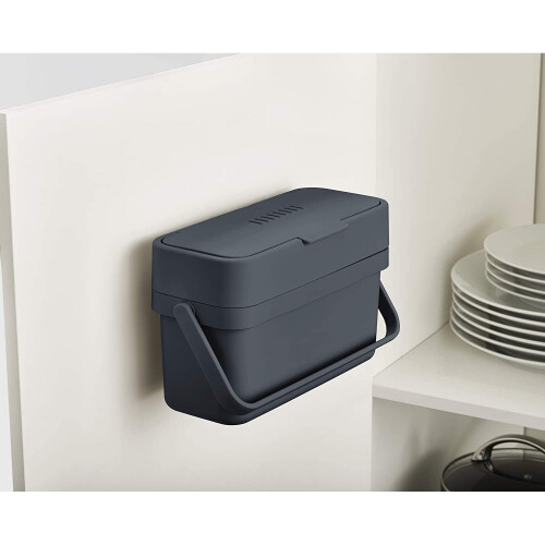Joseph Joseph Joseph Joseph Compo 4 Slimline Easy-Fill matavfallskorg - 4 l, stenfärgad 2
