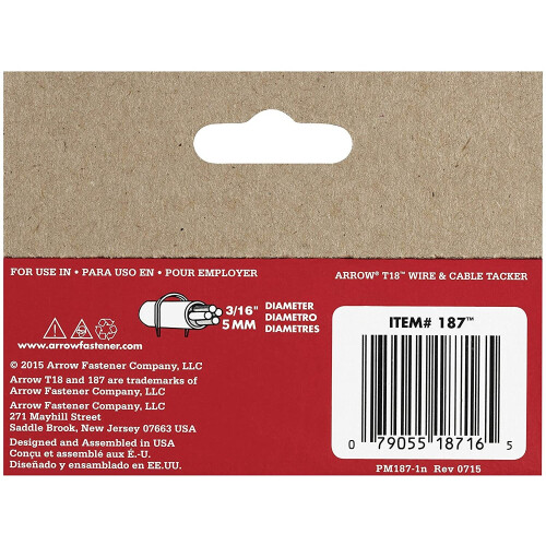 Arrow Arrow Staples T18 Box 1000 - 3/8 in 2
