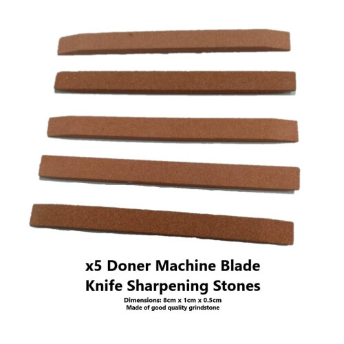 EASYCUT Doner Kebab Machine Blade Slicer Knife Sharpening Stones x 5pc