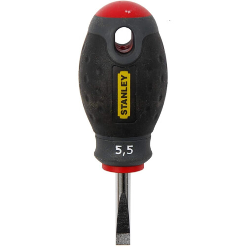 STANLEY Stanley 0-65-400 Fat Max Screwdriver Parallel 5.5X30Mm-Black/Red