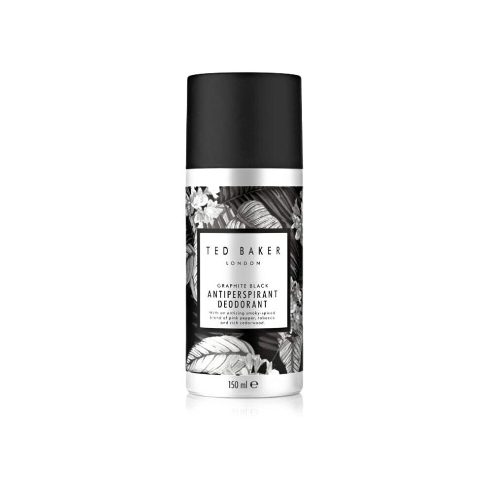 TED BAKER ANTIPERSPIRANT DEODORANT GRAPHITE BLACK 150ML