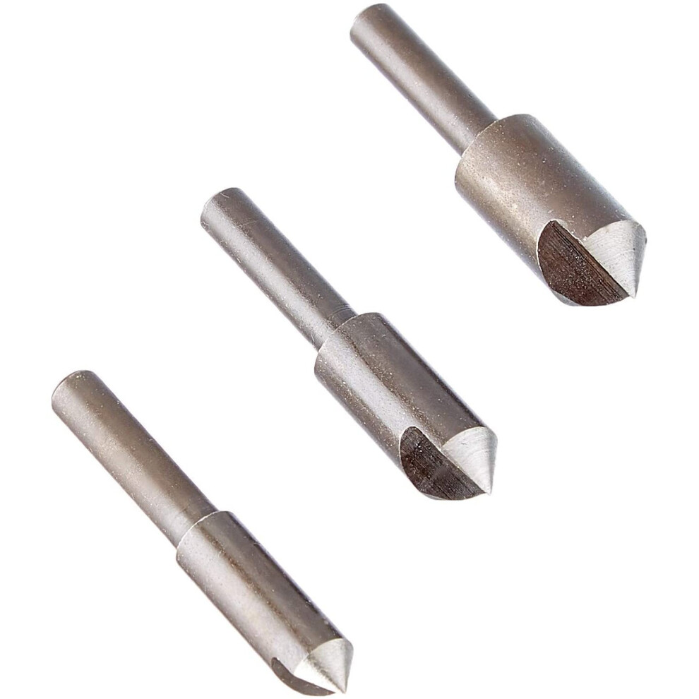 Bosch 2608596667 Countersink Bit Set, 50Mm, 6Mm-8Mm, 8Mm-10Mm-12Mm, 3 Pcs Black