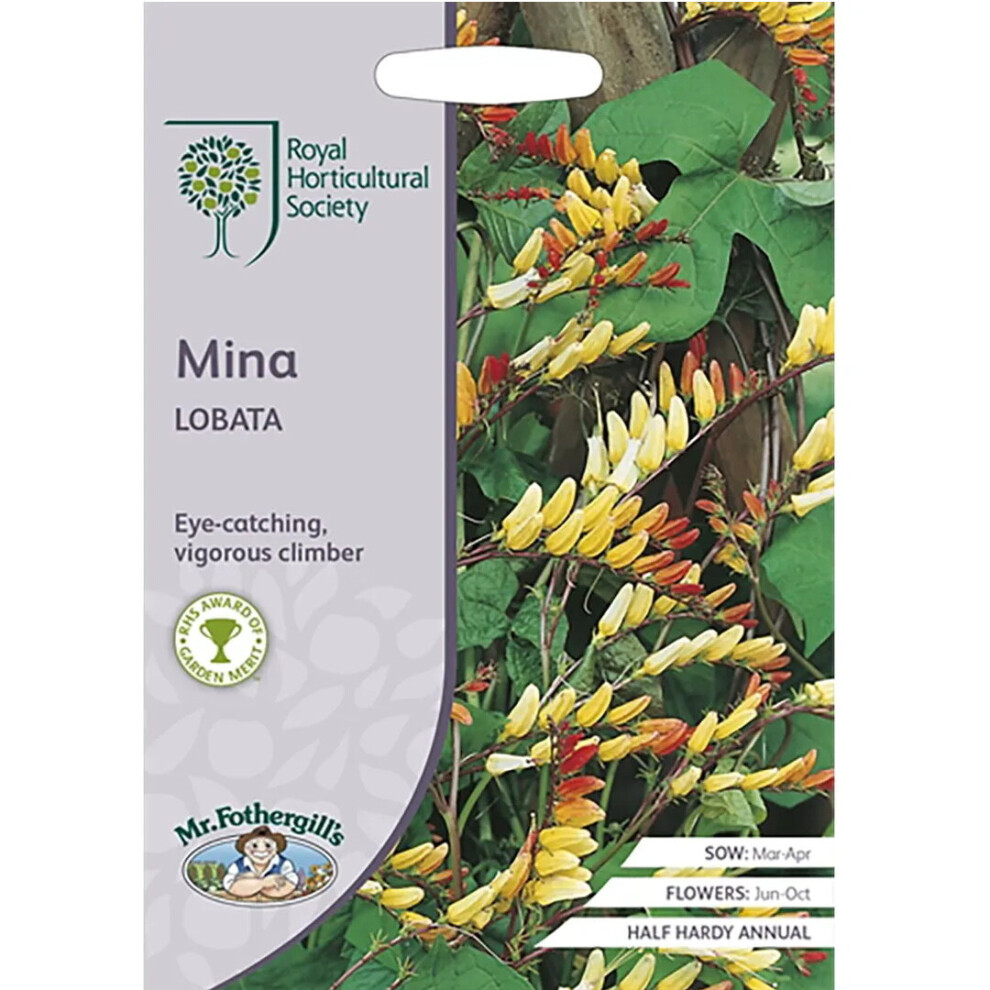 Mr.Fothergill's RHS Easy Grow Your Own Summer Mina Lobata Seeds Packet