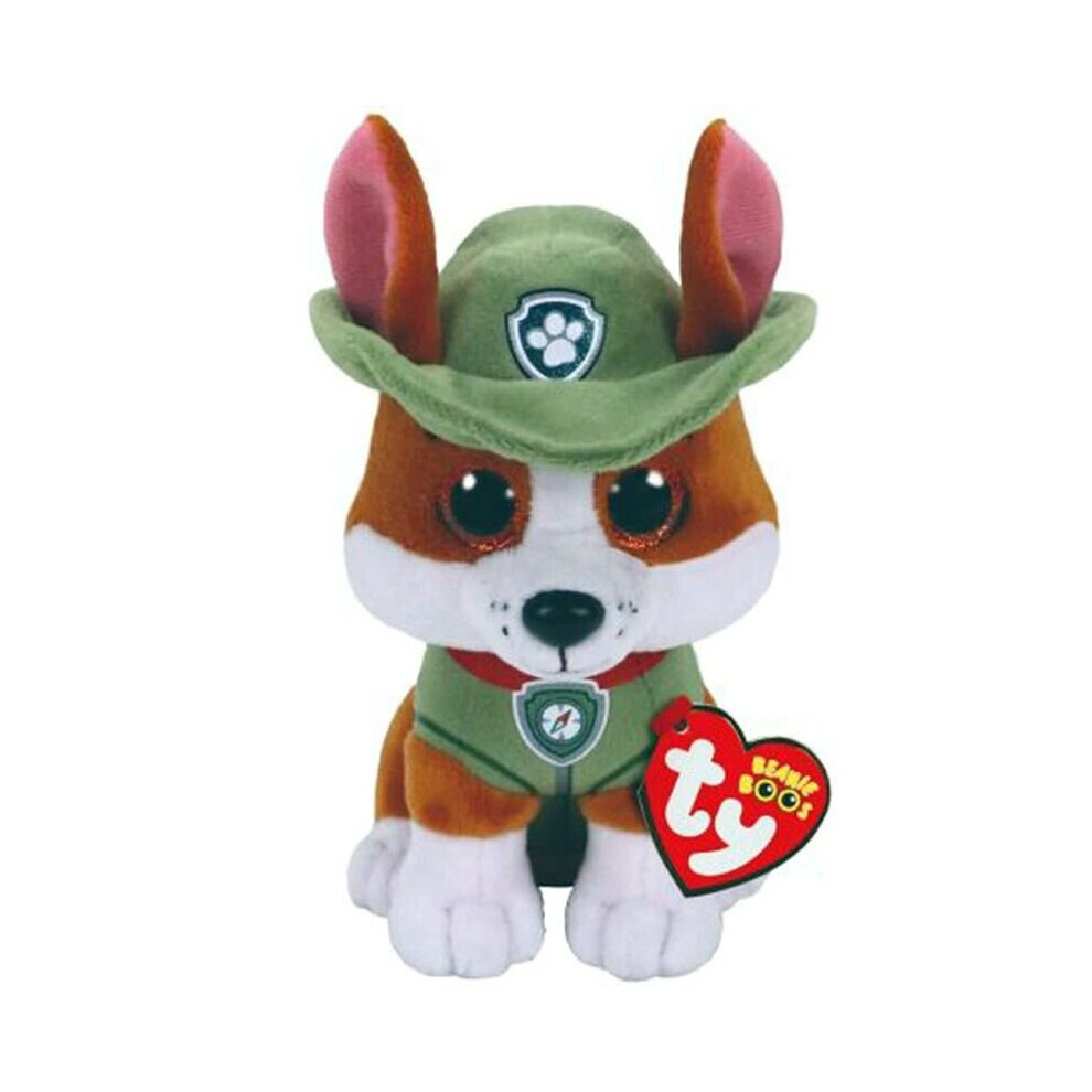 (Tracker) 15cm Paw Patrol Dog Plush Toy Figure Stuffed Doll Kids Gift