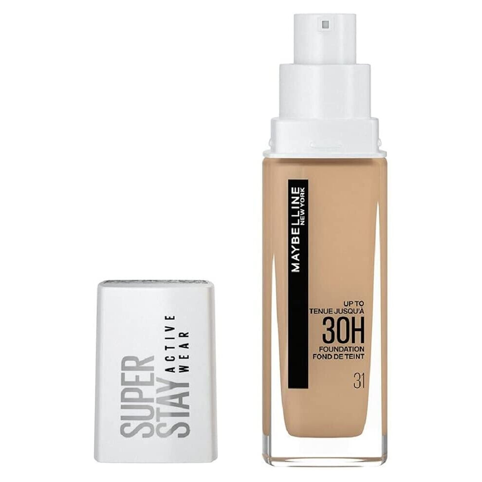 Maybelline New York Foundation, Superstay Active Wear 30 Hour Long-Lasting Liquid Foundation, Lightweight Feel, Water, Sweat And Transfer Resistant,