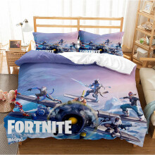 (Style 18, Double) FORTNITE Single Double King Duvet Cover Cartoon