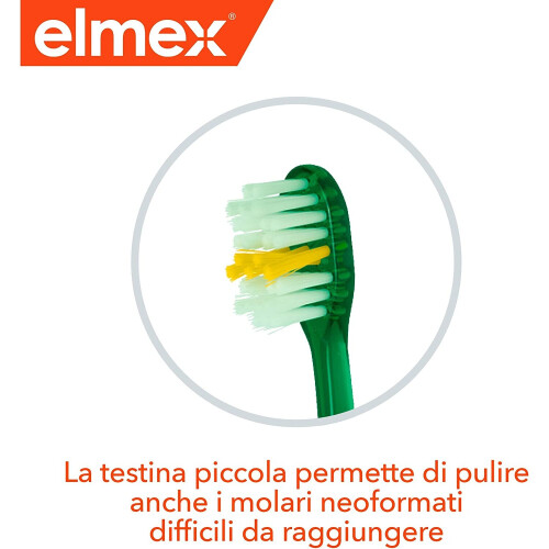 Elmex Junior Toothbrush 6-12 years, Assorted Colors 2