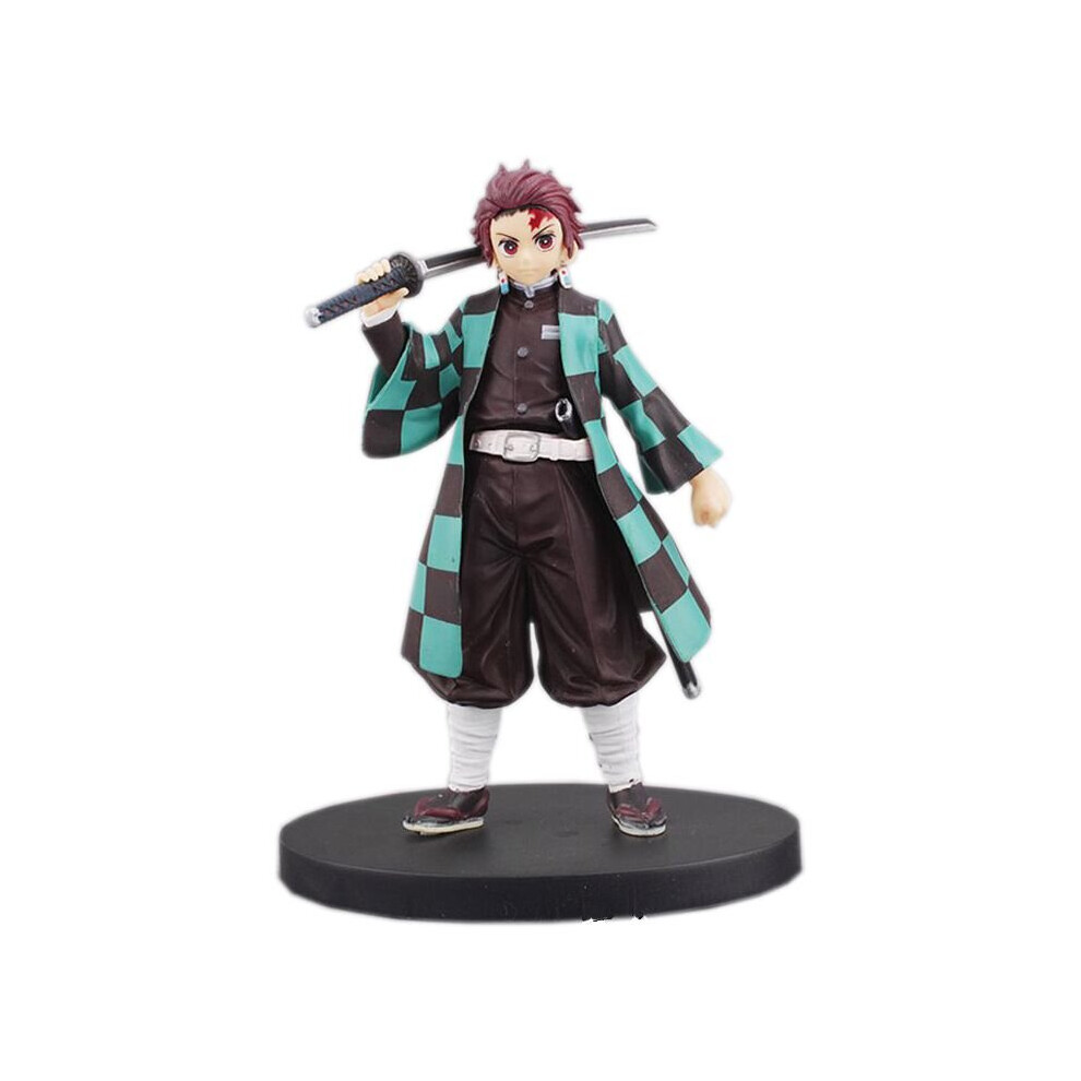 (Tanjiro) Demon Slayer Action Figure Characters Toy Decorations Doll Desktop Ornaments Gifts