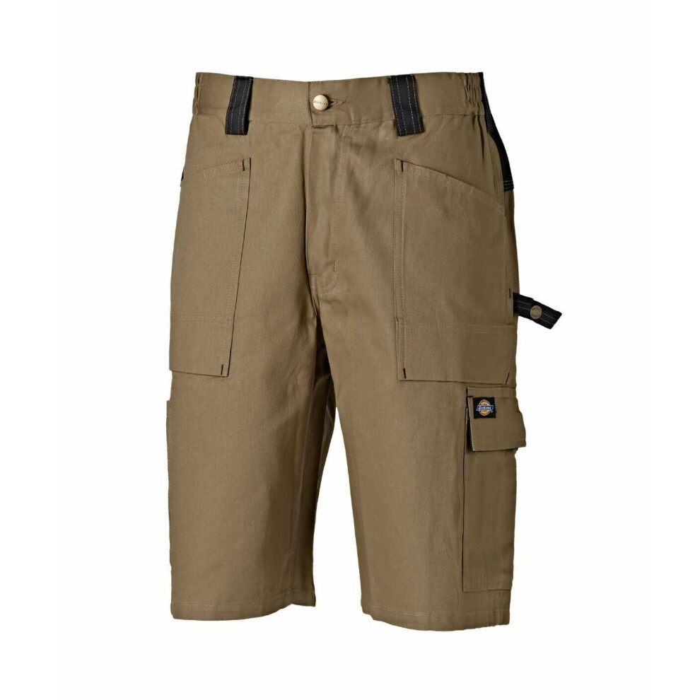 Dickies Grafter Mens Shorts Workwear Cargo Ruler Pocket WD4979 Duo Tone