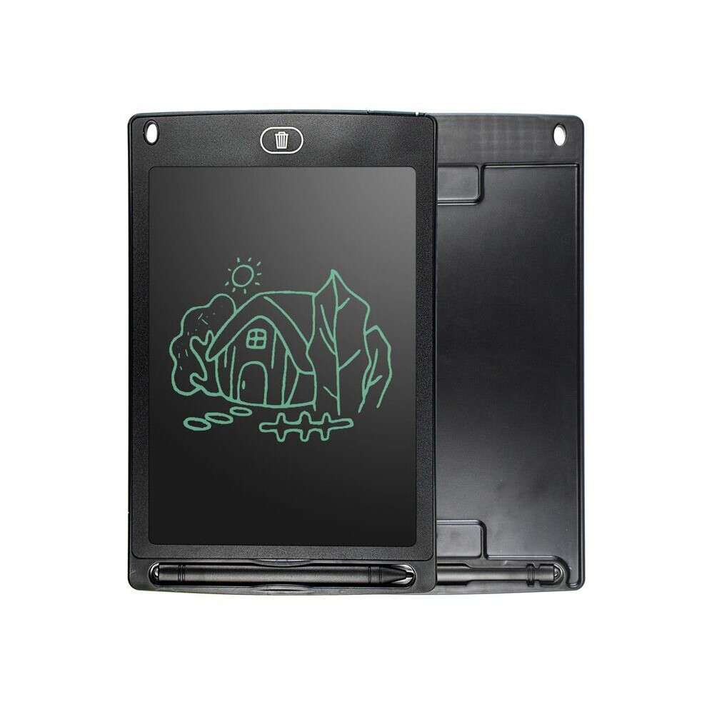 (Black) 8.5'' Digital Lcd Writing Drawing Tablet Pad Graphic Boards Kids Notepad Black 695137228061