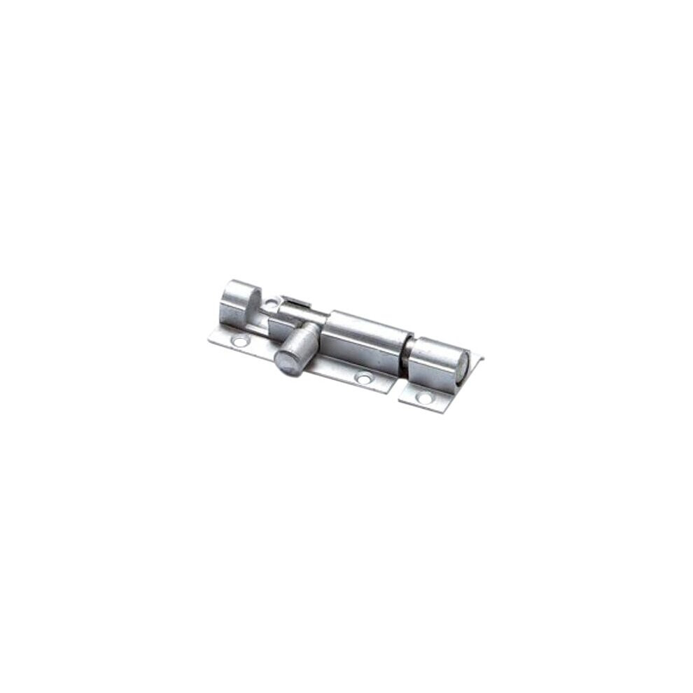 Merriwayâ® Bh00754 Straight Surface Slide Door Bolt, 50 Mm (2 Inch) - Aluminium, Pack Of 5 5013249322890