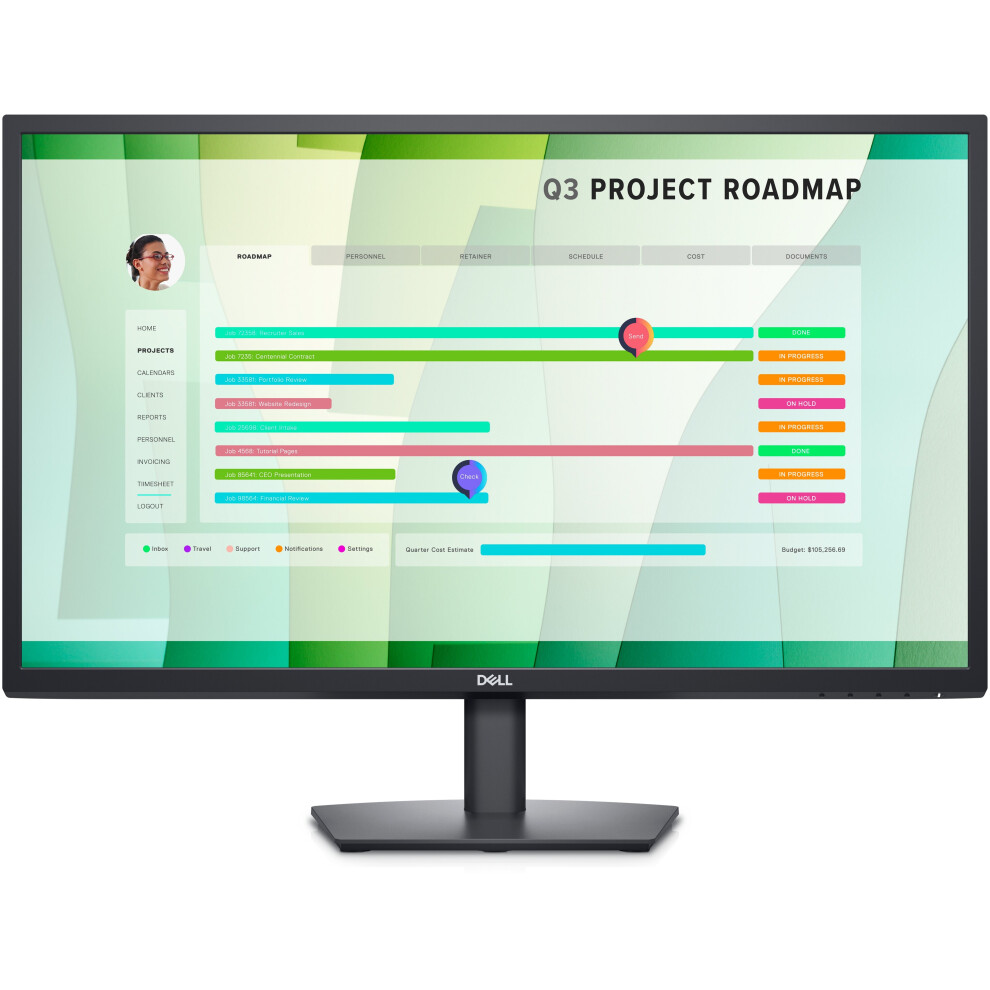 Dell E2723hn - Led Monitor - 27" - 1920 X 1080 Full Hd (1080P) @ 60 Hz - Ips - 300 Cd/M - 1000:1 - 5 Ms - Hdmi, Vga - W