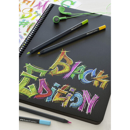 Faber-Castell Faber-Castell Black Editition 12 x Colour Pencils 2