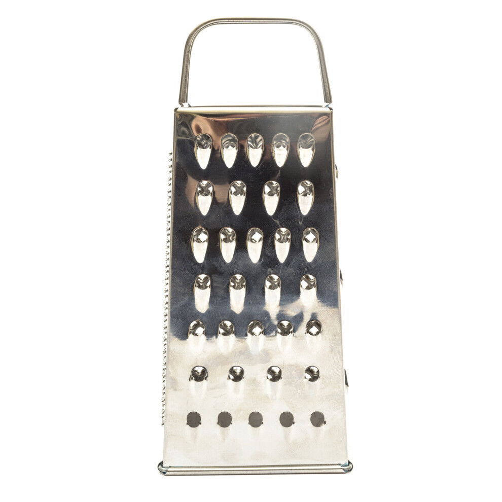 4 Sided Box Cheese Grater Stainless Steel 8 Inch Kitchen Vegetables