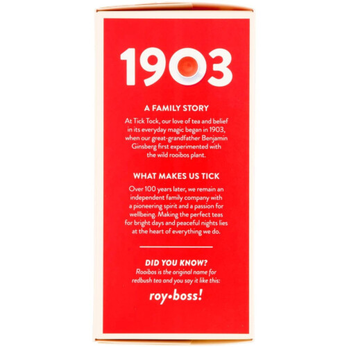 Tick Tock Organic Rooibos Tea 40S 2