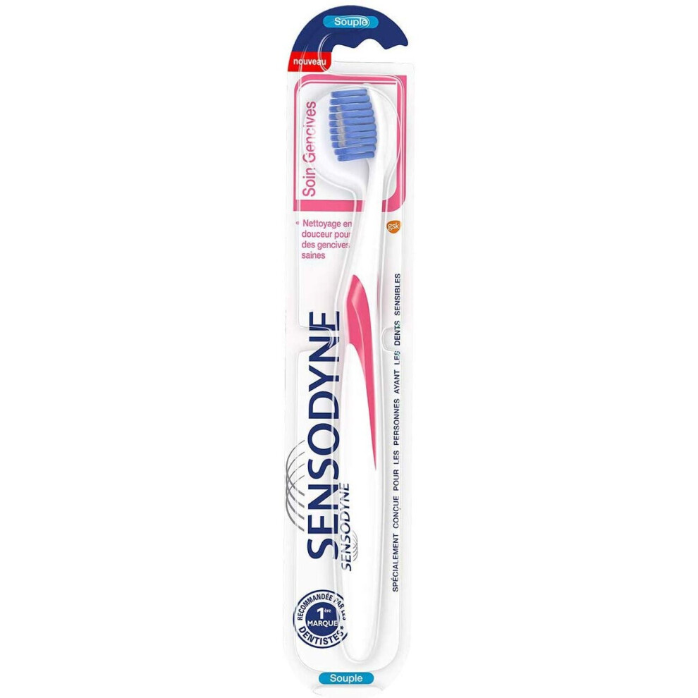 Sensodyne Toothbrush Gum Care for Sensitive Teeth, Soft, Pack of 1 Unit