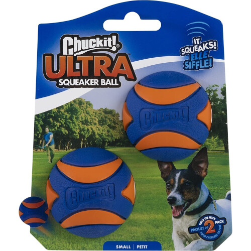 Chuckit! CHUCKIT Ultra Squeaker (2 Pack), Small