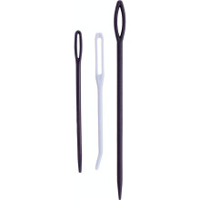 Prym Assorted Plastic Wool Needles, Grey, 10.9 x 4.9 x 0.02 cm