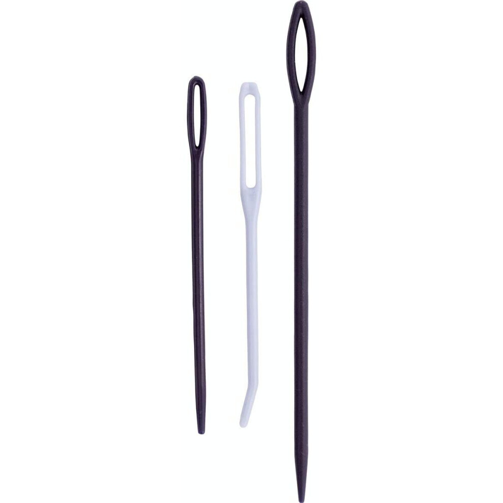 Prym Assorted Plastic Wool Needles, Grey, 10.9 x 4.9 x 0.02 cm