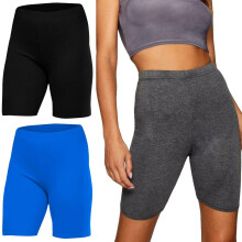 (Royal, S) Ladies Cycling Shorts Casual Active Hot Pants