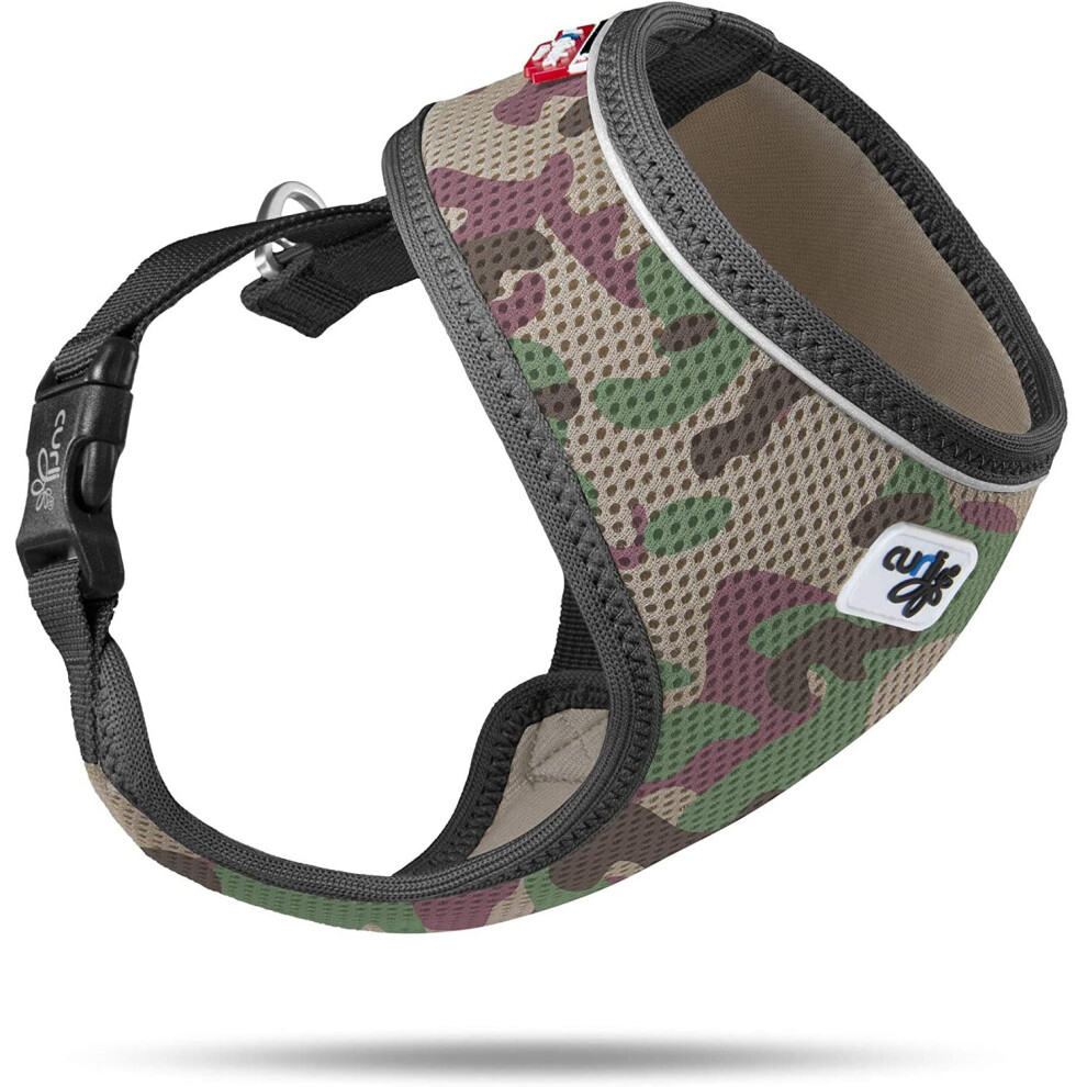 Curli Basic Harness Air-Mesh Camo Large