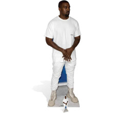 Star Cutouts Ltd Kanye West T Shirt Lifesize Cutout-166cm, Cardboard, 166cm Tall