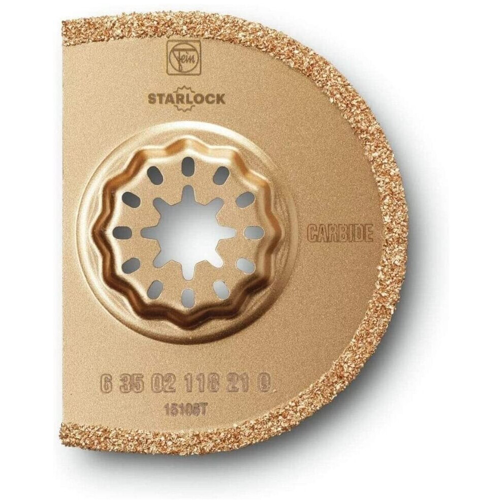 FEIN 63502118210 Segmented Tungsten Carbide Saw Blade, Colour Coded, 3 x 3/32"