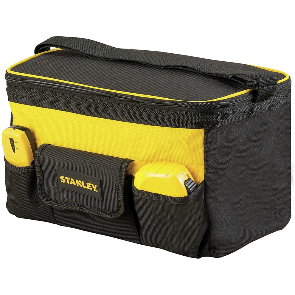 Stanley STST1-73615 Tool Bag with Belt, Black/Yellow