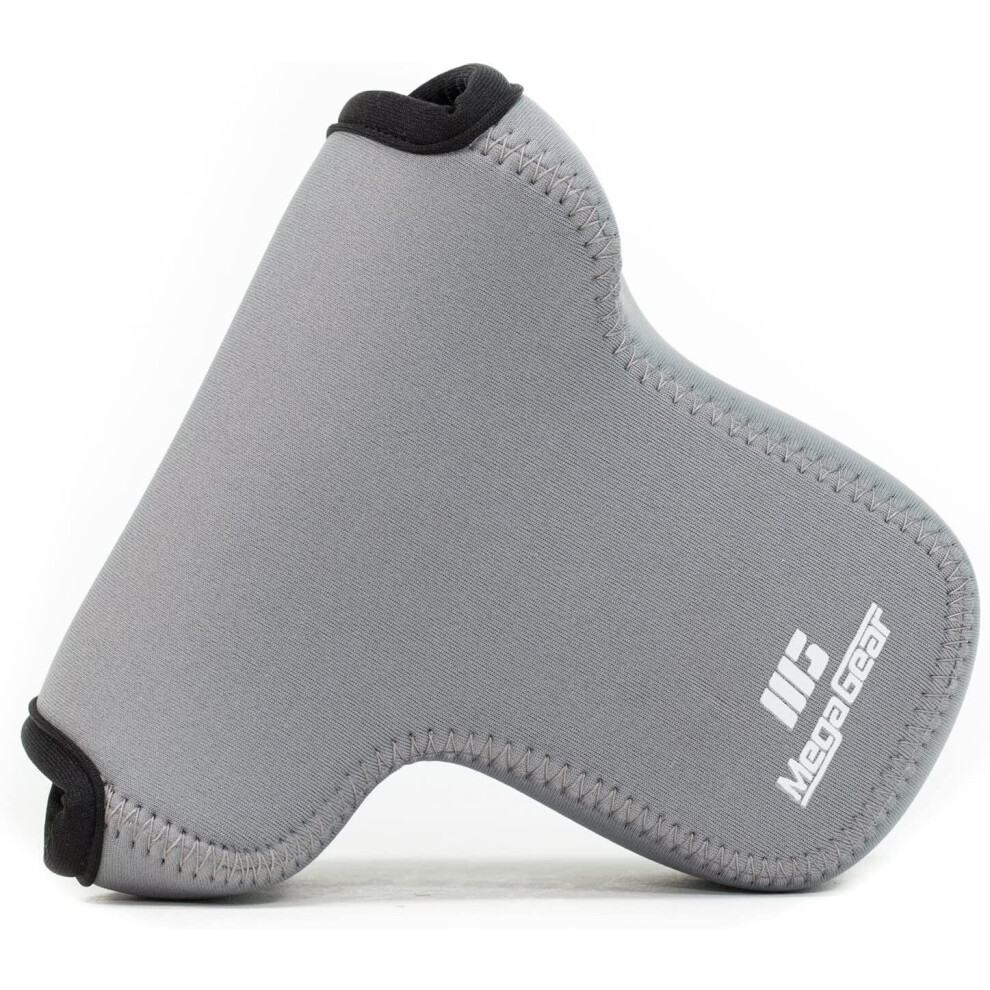 MegaGear MG740 Panasonic Lumix DMC-GX80 (14-140mm) Ultra Light Neoprene Camera Case - Gray-image-OPC-P8WNSQH-NEW