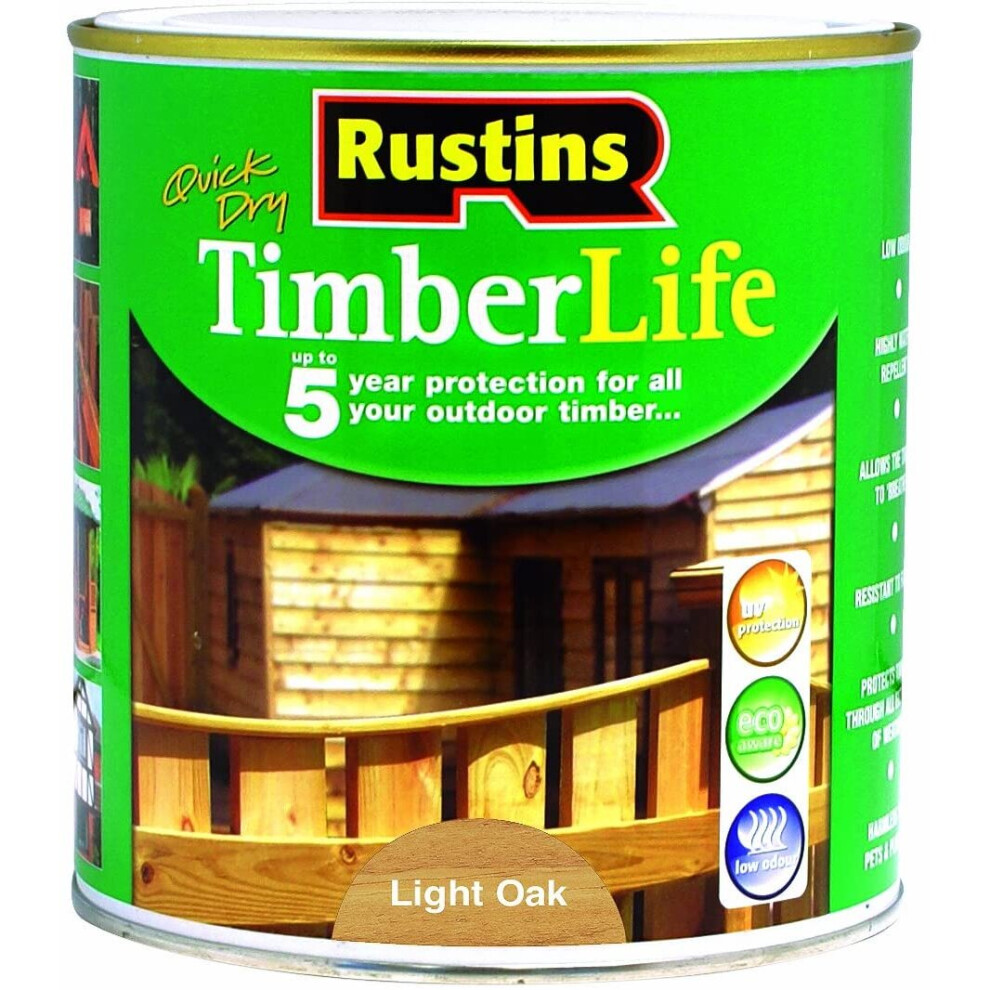 Rustins TLLO1000 1L Timberlife Oak - Light