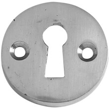 Merriway BH03012 Victorian Open Escutcheon, 35mm (1.3/8 inch) Dia. Polished Chrome