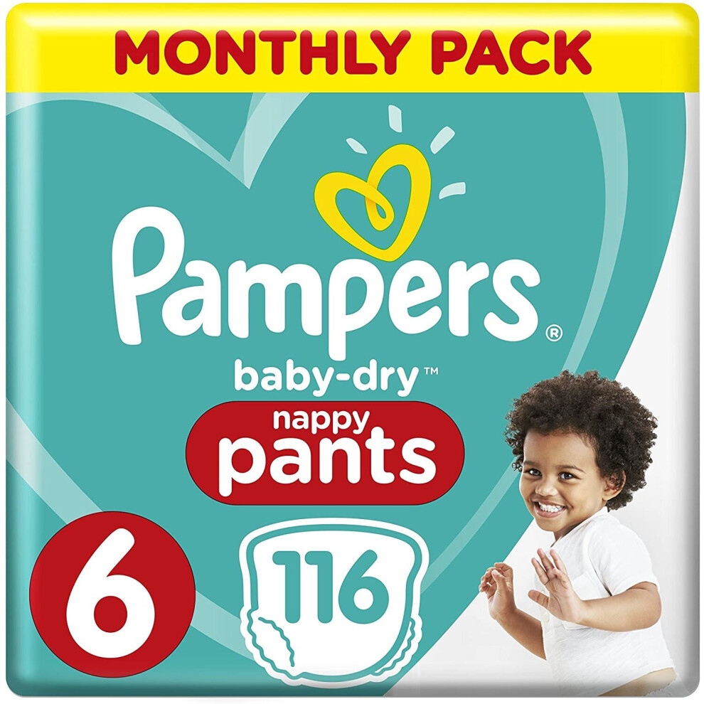 Pampers Size 6 Baby-Dry Nappy Pants