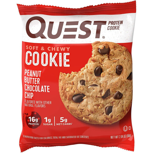 Quest Nutrition Cookie PB Chocolate Chip 12/Box, 696 g 2