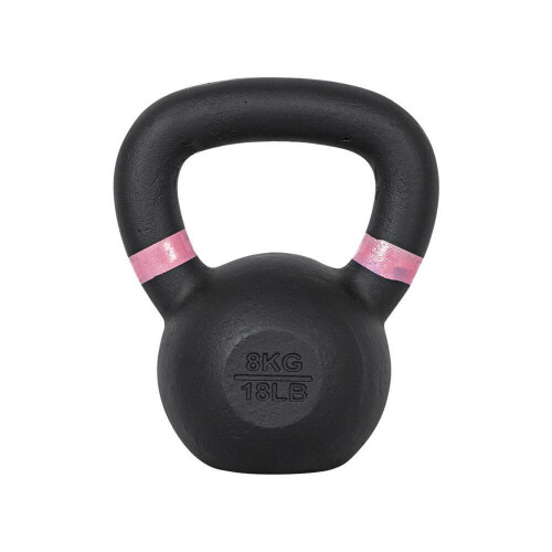 (8kg) Cast Iron Kettlebells Powder-Coated Professional