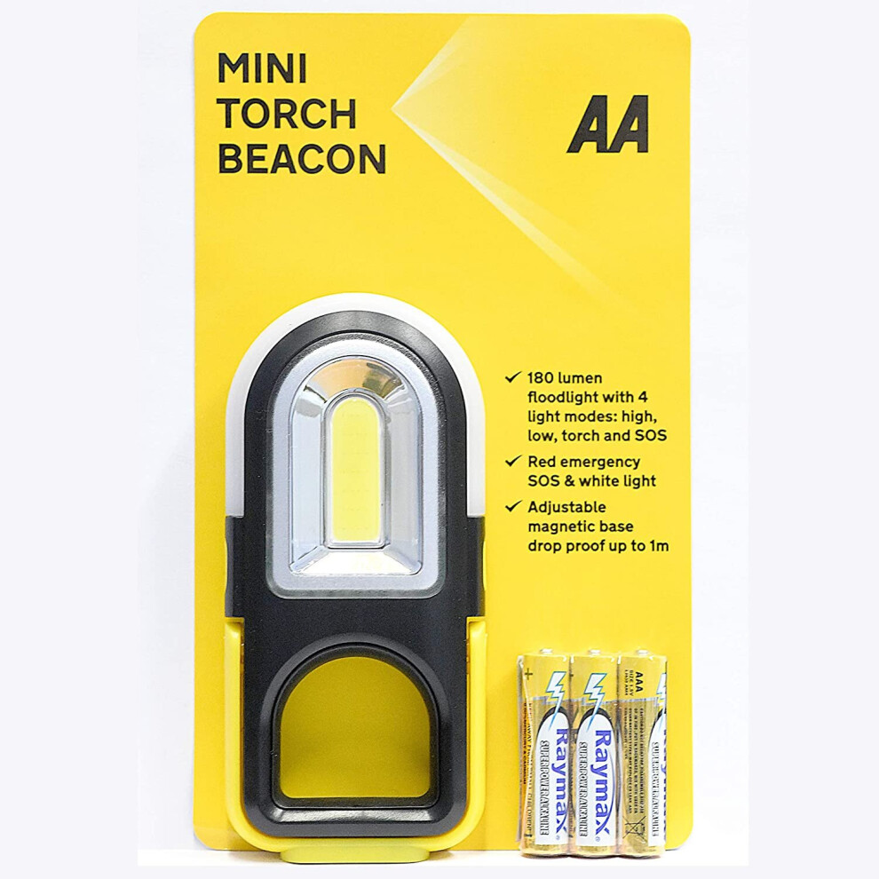 Aa Car Essentials Aa0749 Mini Torch Beacon