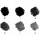 Staedtler STAEDTLER 100B G6 Mars Lumograph Pencils, Black, Pack of 6 7