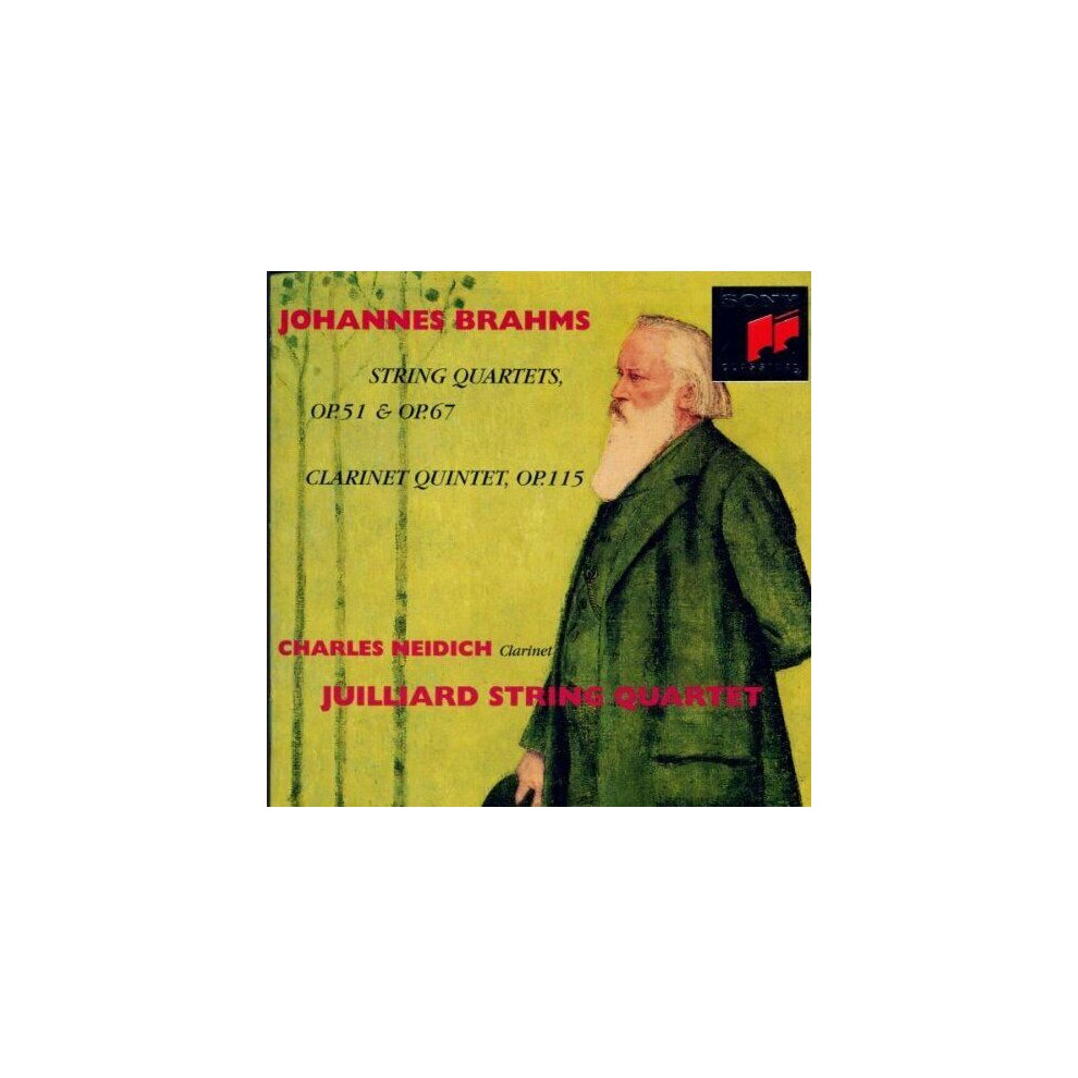 Juilliard String Quart  BrahmsString Quartets CD